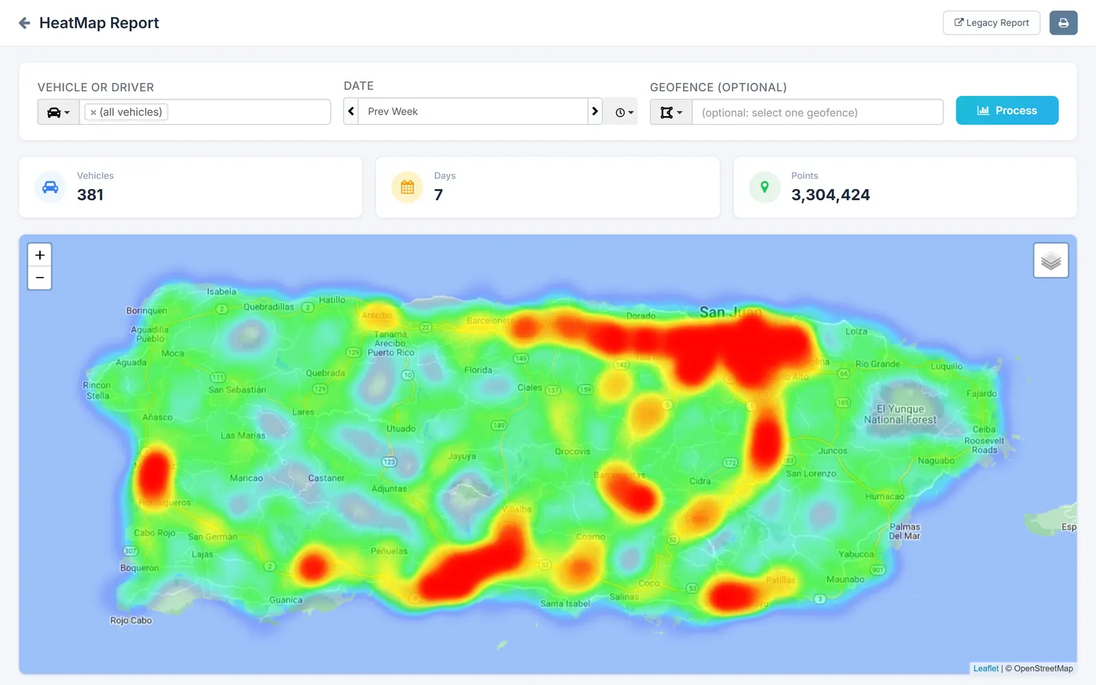 Heat map